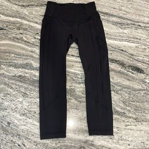Black lulu lemon wunder unders size 8
